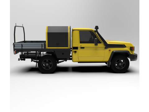 Toyota Land Cruiser J79 Single Cab 2024 Modello 3D