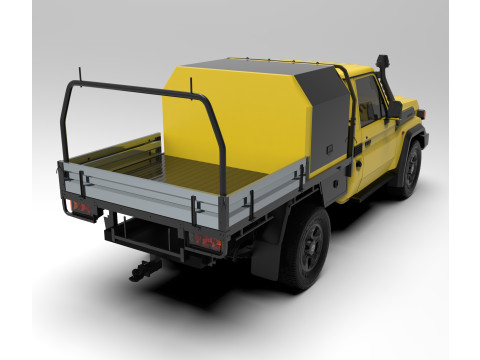 Toyota Land Cruiser J79 Single Cab 2024 Modello 3D