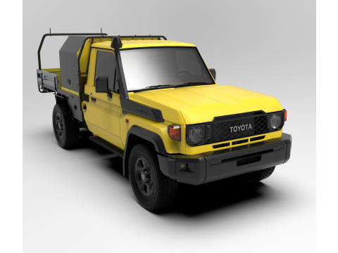 Toyota Land Cruiser J79 Single Cab 2024 Modello 3D