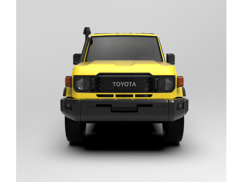 Toyota Land Cruiser J79 Single Cab 2024 Modello 3D