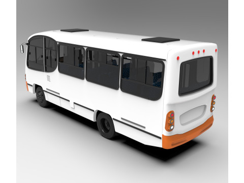 Chevrolet NPR Servibus Granate 3D Модель