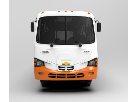 Chevrolet NPR Servibus Granate 3D Модель