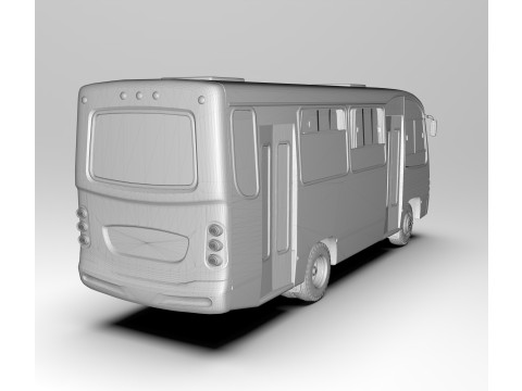 Chevrolet NPR Servibus Granate 3D Модель