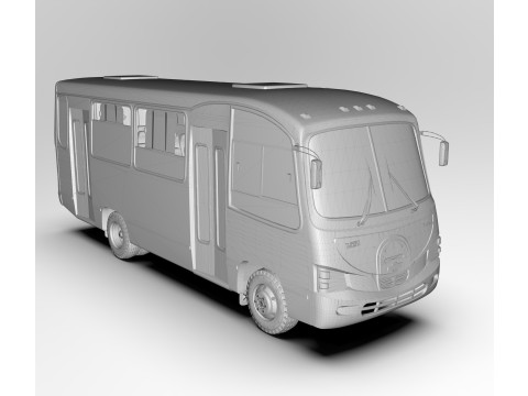 Chevrolet NPR Servibus Granate 3D Модель