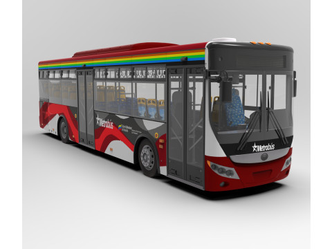 Yutong ZK6118HGA Modelo 3D