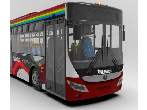 Yutong ZK6118HGA Model 3D