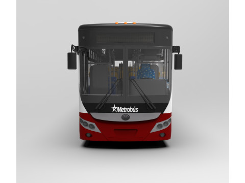 Yutong ZK6118HGA Model 3D