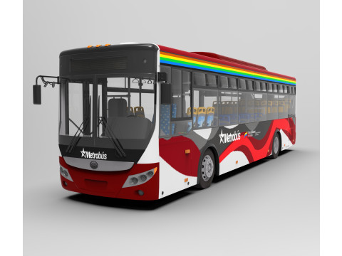 Yutong ZK6118HGA Model 3D