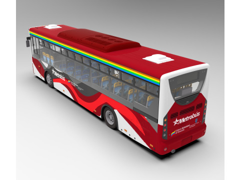 Yutong ZK6118HGA Model 3D