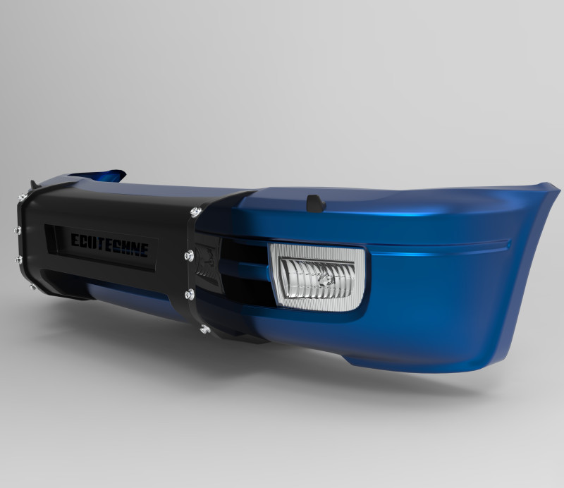 Ecotechne OnBumper for Toyota Land Cruiser 3D Модель .c4d .max .obj .3ds .fbx .stl .blend