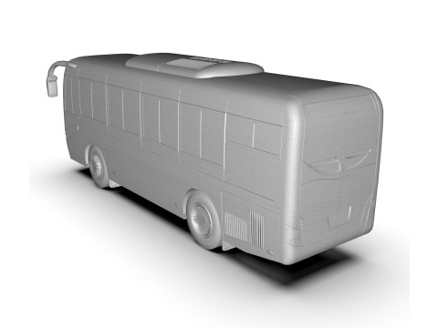 Yutong ZK6896HGA Modello 3D