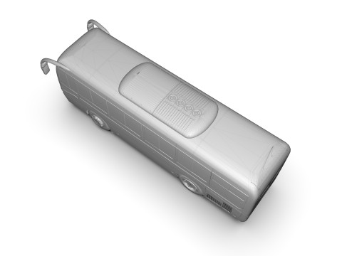 Yutong ZK6896HGA Modello 3D