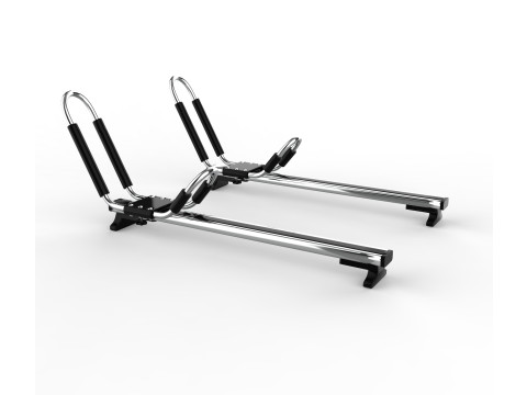 Univerisal Roof Rack Kayak Boat Canoe Surf Ski Car Top Carrier 3D मॉडल