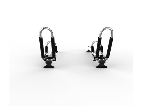 Univerisal Roof Rack Kayak Boat Canoe Surf Ski Car Top Carrier 3D Модель