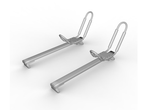 Univerisal Roof Rack Kayak Boat Canoe Surf Ski Car Top Carrier 3D Модель