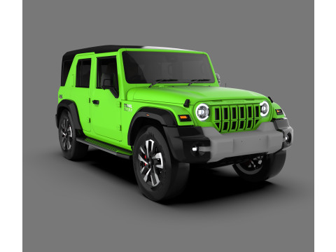 Mahindra Thar ROXX 2025 Modello 3D