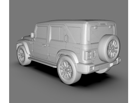 Mahindra Thar ROXX 2025 Model 3D