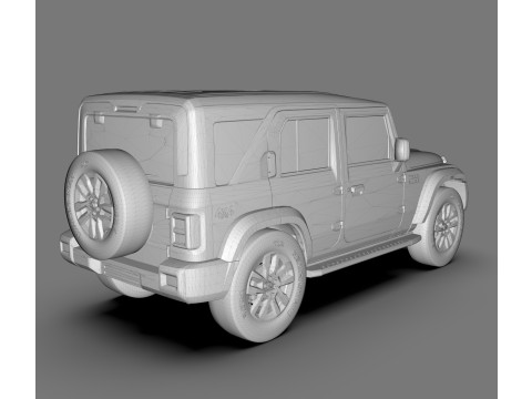 Mahindra Thar ROXX 2025 Model 3D