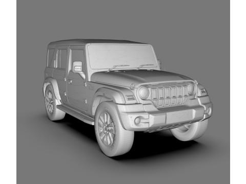 Mahindra Thar ROXX 2025 Model 3D