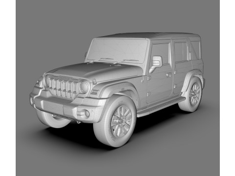 Mahindra Thar ROXX 2025 Model 3D