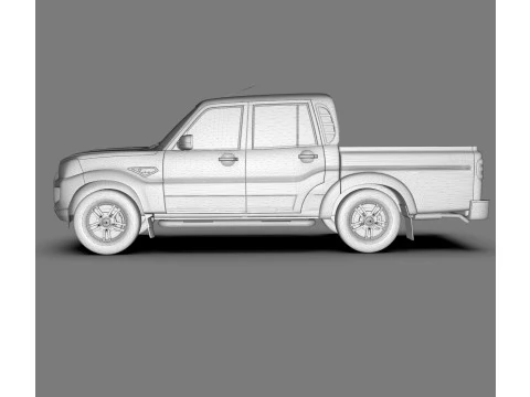 Mahindra PickUp S11 3D Model
