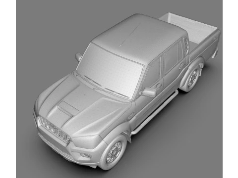 Mahindra PickUp S11 3D Model