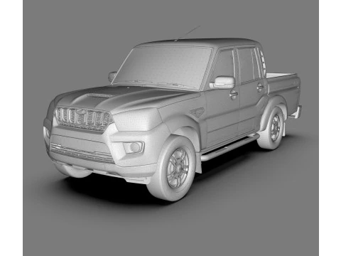 Mahindra PickUp S11 3D Model