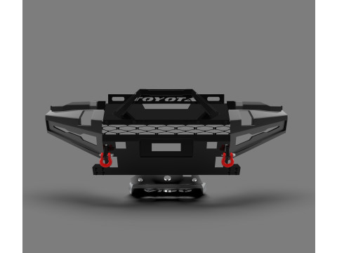 Toyota 4Runner Front Bumper Proline 3D-Modell