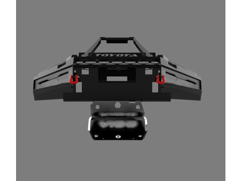 Toyota 4Runner Front Bumper Proline 3D Модель