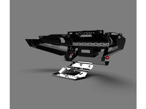 Toyota 4Runner Front Bumper Proline 3D Model