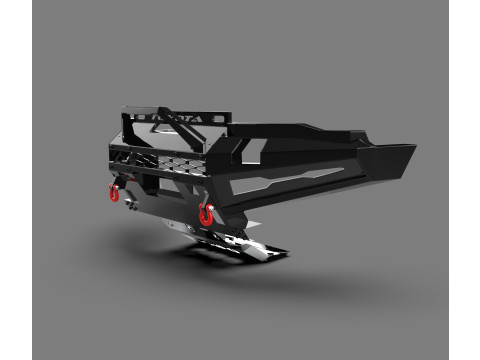 Toyota 4Runner Front Bumper Proline 3D Модель