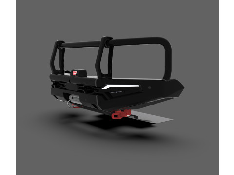 Bumper Front Bull Ball ARB SUMMIT MKII 3D मॉडल