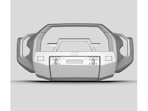 Viper Front Bumper Toyota 4Runner 3D Model