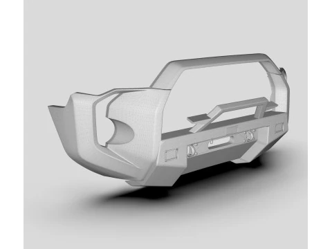 Viper Front Bumper Toyota 4Runner 3D Model