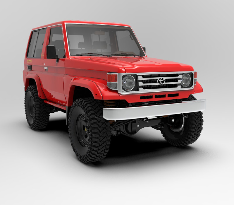Toyota Land Cruiser J70 Modèle 3D .c4d .max .obj .3ds .fbx .stl .blend
