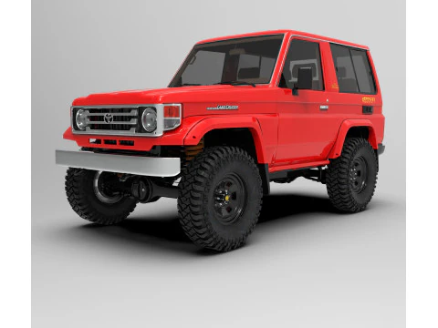 Toyota Land Cruiser J70 3D Model