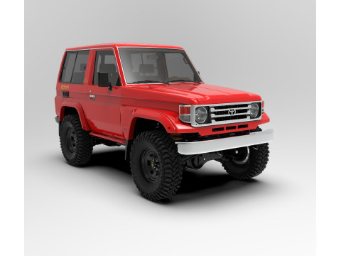 Toyota Land Cruiser J70 Modèle 3D