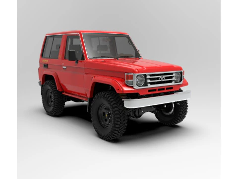 Toyota Land Cruiser J70 3D Model