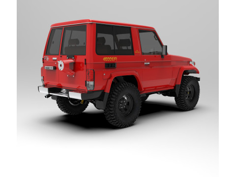 Toyota Land Cruiser J70 Modèle 3D