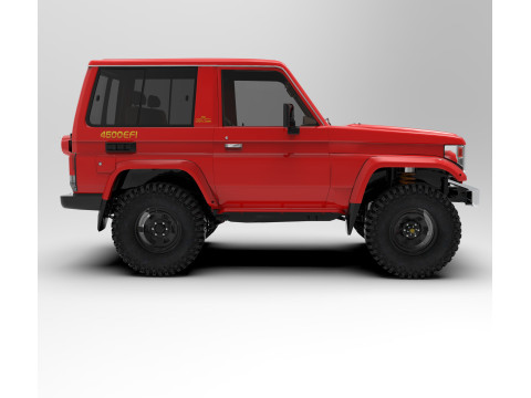 Toyota Land Cruiser J70 Modèle 3D