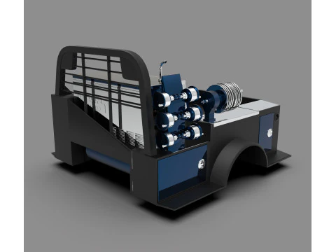 Camion de soudage - Poste de travail mobile pour les travaux lourds Modèle 3D