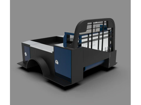 Welding Truck - Mobile Workstation for Heavy-Duty Jobs 3D Model