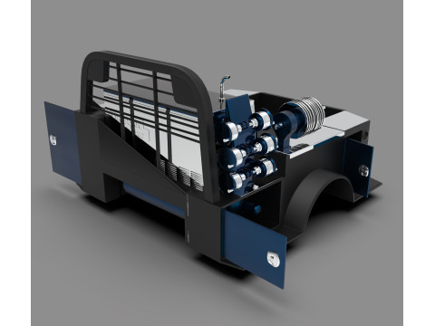Welding Truck - Mobile Workstation for Heavy-Duty Jobs Modelo 3D