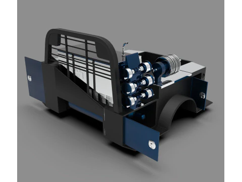 Welding Truck - Mobile Workstation for Heavy-Duty Jobs 3D Model