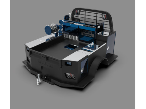 Welding Truck - Mobile Workstation for Heavy-Duty Jobs Modelo 3D