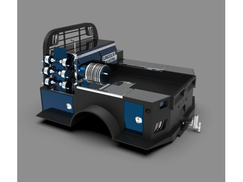 Welding Truck - Mobile Workstation for Heavy-Duty Jobs Modelo 3D