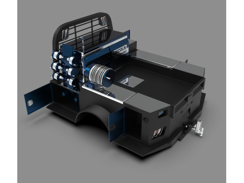 Welding Truck - Mobile Workstation for Heavy-Duty Jobs Modelo 3D