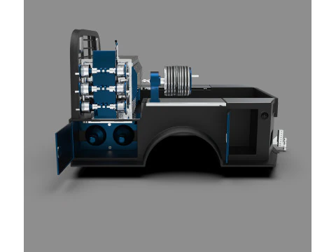 Welding Truck - Mobile Workstation for Heavy-Duty Jobs 3D Model
