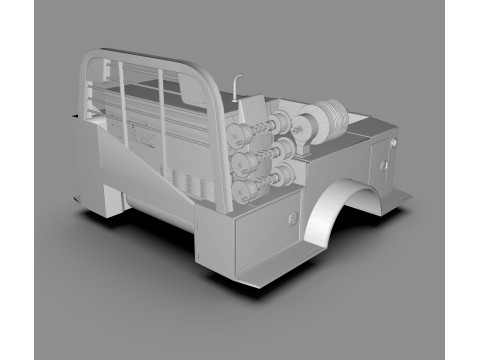Welding Truck - Mobile Workstation for Heavy-Duty Jobs Modelo 3D