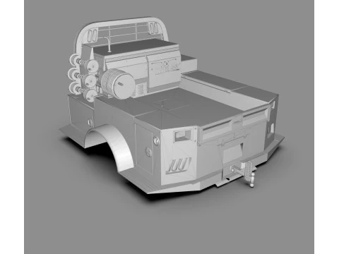 Welding Truck - Mobile Workstation for Heavy-Duty Jobs 3D Model